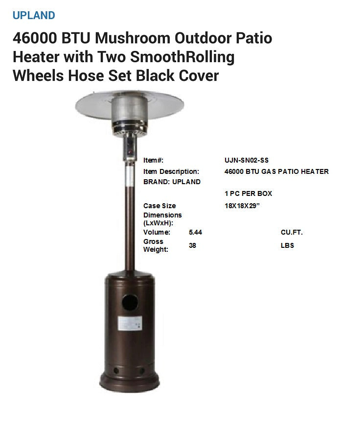 OUTDOOR PATIO GAS HEATER