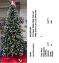 7FT XMAS TREE W/LIGHT+HAT & SKIRT SET