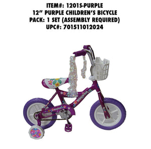 12"WHEEL KORUSA CHILDREN BICYCLE PURPLE
