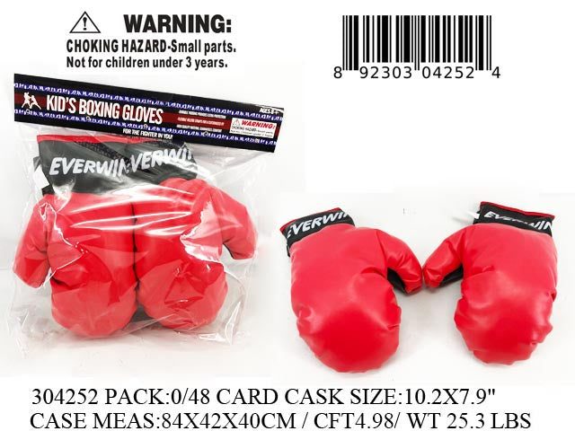 11"BOXING GLOVES RED EVERWIN