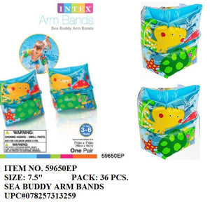 7.5"INTEX SEA BUDDY ARMBANDS AGE 3-6